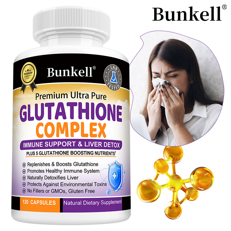 Wellness Quercetin - Capsules de glutathion, avec vitamine C,