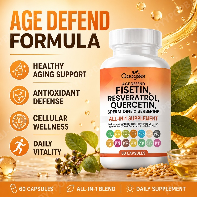 Wellness Quercetin - Formule bien-être quotidienne avec Fisetin, Resvératrol,