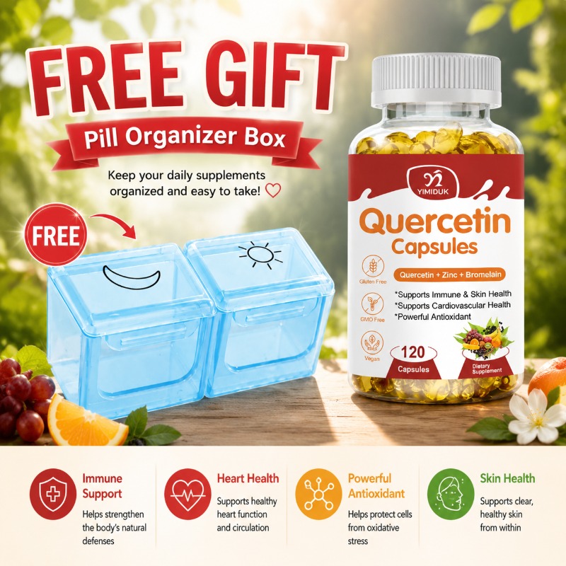 Wellness Quercetin - Capsules quotidiennes de Quercétine, avec Ashwagandha
