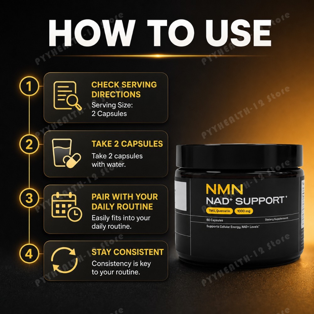Capsules de soutien NMN NAD+ 1 - Wellness Quercetin avis et prix