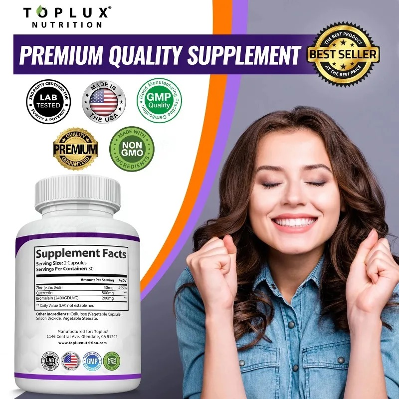 Capsules de Quercétine et de B - Wellness Quercetin avis et prix