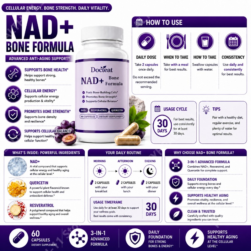 Capsules Docteat NAD+ avec Res - Wellness Quercetin avis et prix